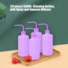 10PCS 500ml Laboratory Wash Bottles With Angled Nozzle And Measurement Scale For Accurate Liquid Dispensing Tasks