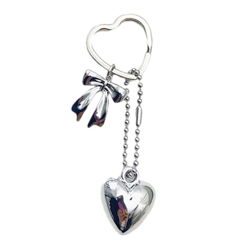 Elegantní přívěsek ve tvaru srdce s hvězdou, všestranný módní doplněk pro ženy, přívěsek na kabelku, přívěsek na telefon a klíčenka