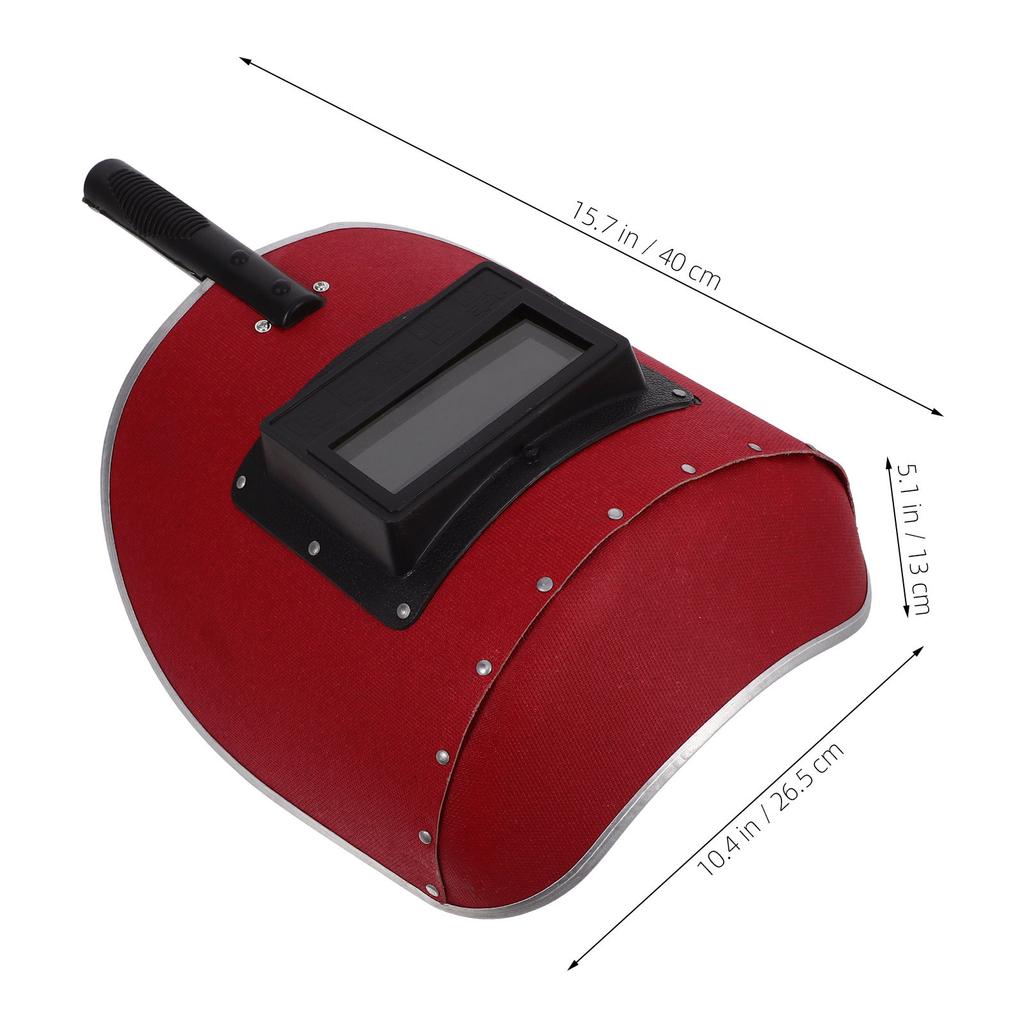 Handheld Welding Shield Vulcanized Fibre Paper Wood Construction Comfort Padding Semi-Automatic for Welding Cutting Grinding