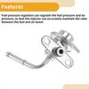 UXCELL Fuel Pressure Regulator Fuel Pump Regulator for Honda Civic 85-87 No.16740PE7662