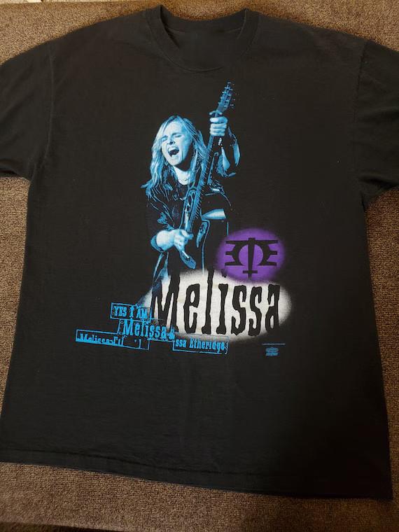 Melissa Etheridge Concert Tshirt Yes I Am Tour QT883 Unisex T-Shirt