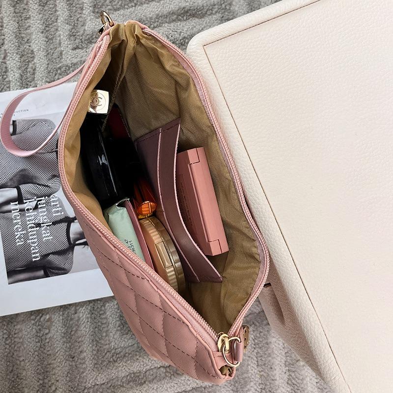 Ladies bag summer new diamond clutch bag fashionable simple cosmetic bag mobile phone bag