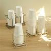 Disposable Paper Cup Holder Rack Disposable Cup Storage Shelf Office Decorations