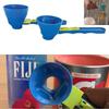 Premium Mess Free Measuring Funnel For Protein Powder And Coffee Sleek Design In Green Or Blue