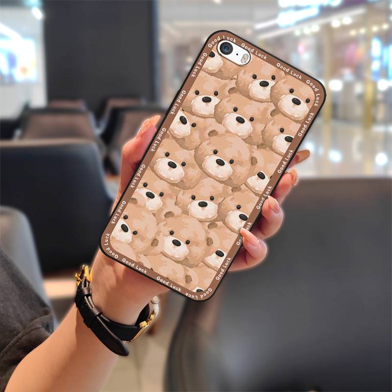 Cartoon Full Wrap Phone Case For Iphone 5/5S/SE/ip5/ip5S/ipSE TPU Durable Waterproof Cute Back Cover Fashion Design