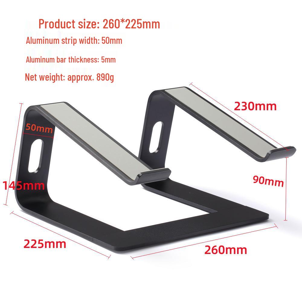 Portable Aluminum Laptop Stand with Heat Dissipation for Desk