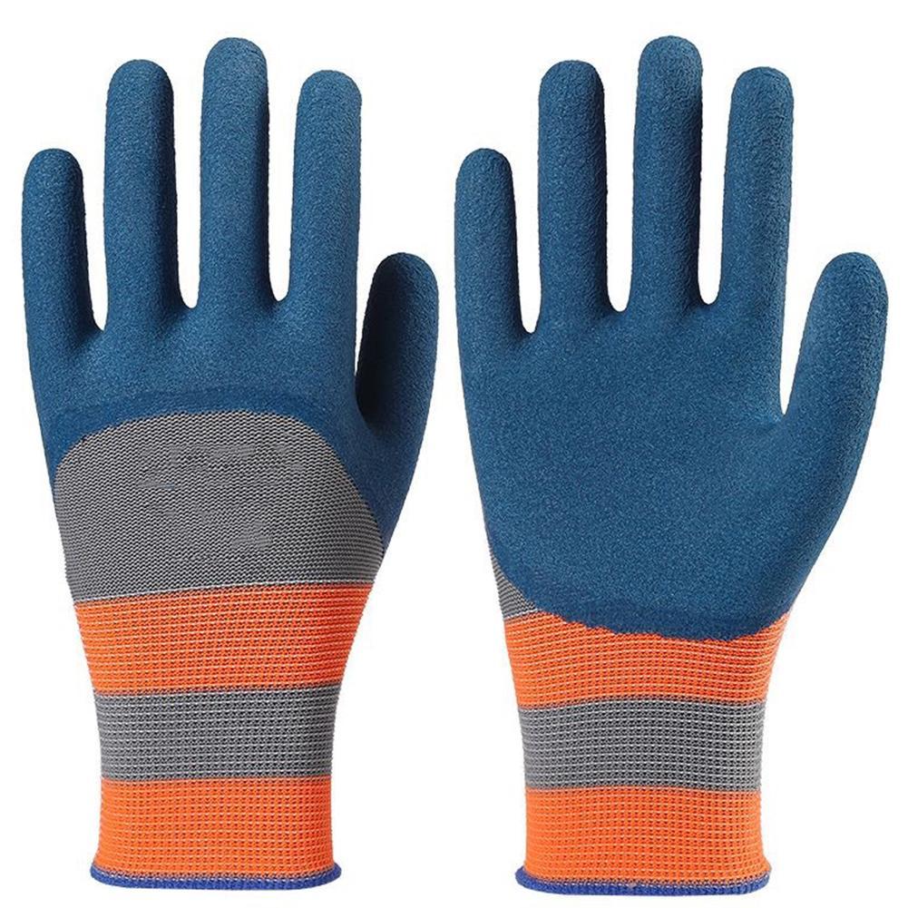 

Садовые перчатки Защита от колючек Водонепроницаемые перчатки для роз Защита от проколов Рабочие перчатки Прочные садовые перчатки Посадка Сбор цветов синий