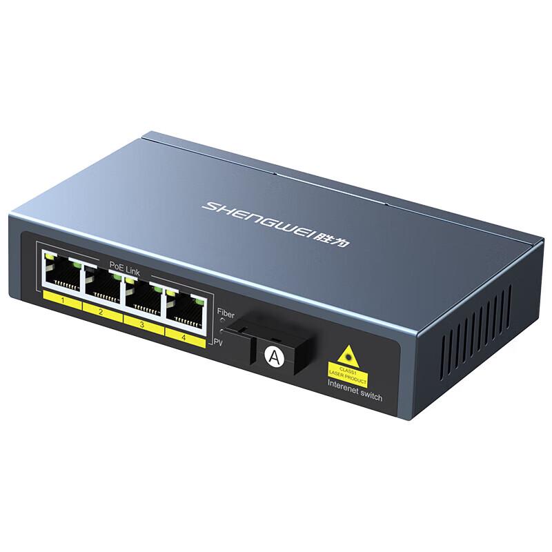 Shengwei BGH214P PoE Gigabit Single-Mode Fiber Transceiver