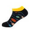 Men's Socks Invisible Short Summer Socks Quality Business Casual spring Color Combed cotton diamond astronaut Boat Socks