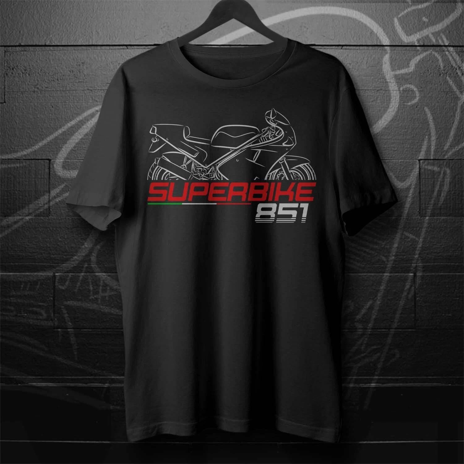 

Ducati 851 1987-1992 - Motorcycle T shirt for Sport Riders 4XL