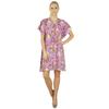 Bimba Women Floral Kaftan Bridesmaid Short Cotton Caftan Beach Coverup