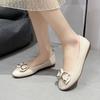 Fashion Woman Flats with Crystals Rhinestone Black Diamond Round Toe Bow White Y2k On Offer High Quality Fashion Stylish Shoes for Women