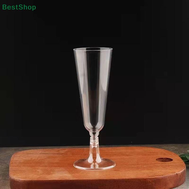 10Pcs Disposable Plastic Cocktail Cups,Party Champagne Glasses, Red Wine Glasses,Dessert Table Goblets,Pudding Cups