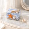 Ocean Themed Wooden Storage Box Portable Wooden Trinket Box Wooden Jewelry Box  Home Organization