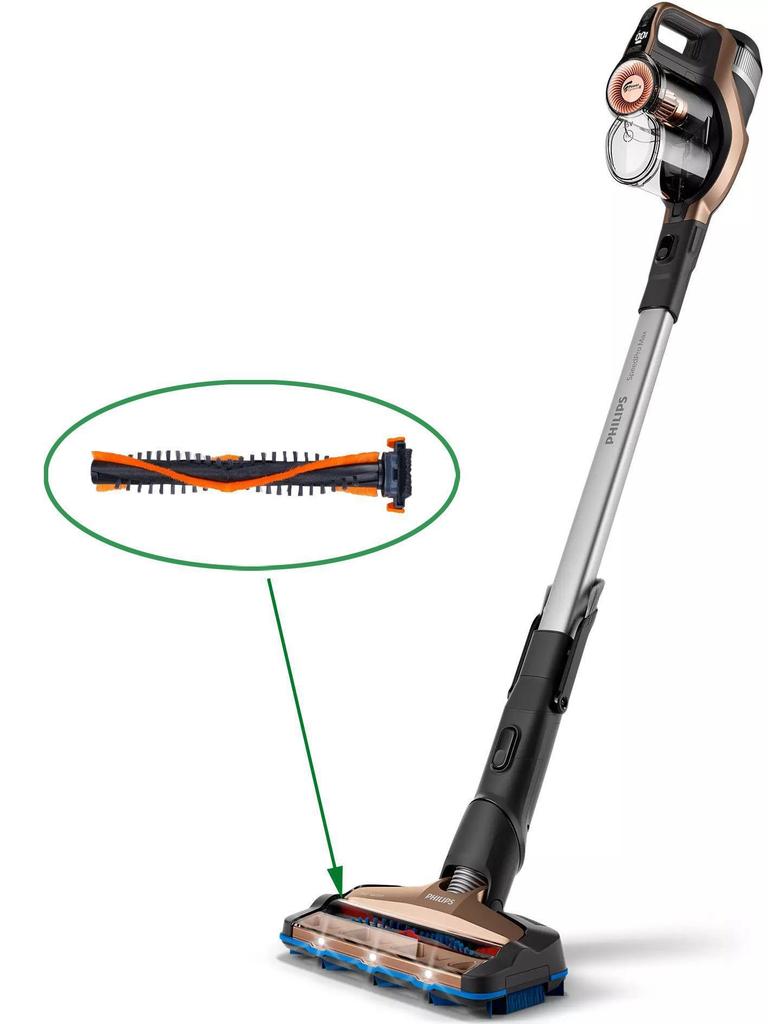 CP0667 Hoofdrolborstel voor Philips SpeedPro Max/Aqua FC6 XC7 XC8 serie stofzuiger