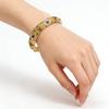 Stylish Four Leaf Clovers Enamel Alloy Bracelet Featuring Smooth Drip Oil Craft and Ethnic Flair Versatile Use