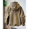 Trench Coat Women Spring Autumn Loose  Long Sleeve Casual All-Match Hooded Windbreaker Outerwear Ladies Overcoat