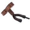 Violin Shaped Wall Mount Black Walnut Wood Colour Violins Hook Holder with Bow Hooks