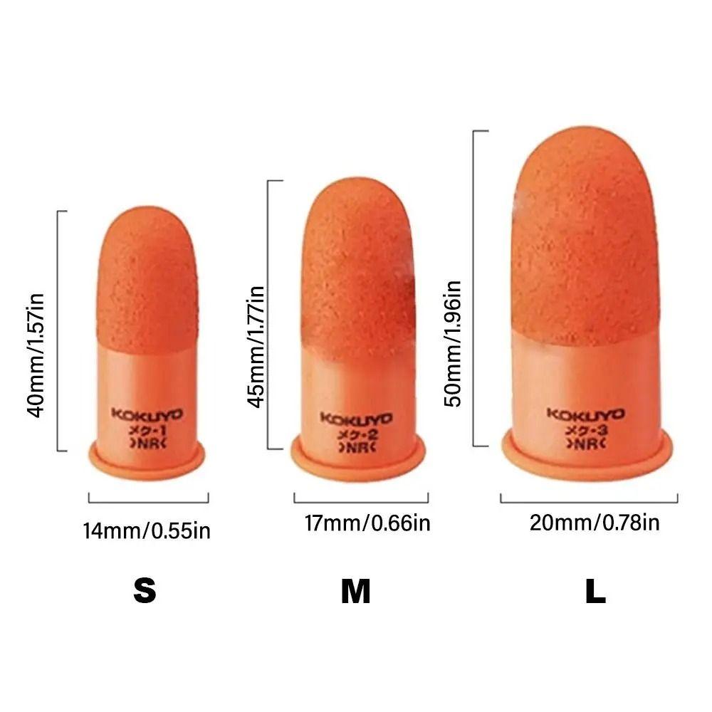 Multi-purpose Fingertips Protector Gloves Natural Rubber Orange Finger Cots  Finger Craft