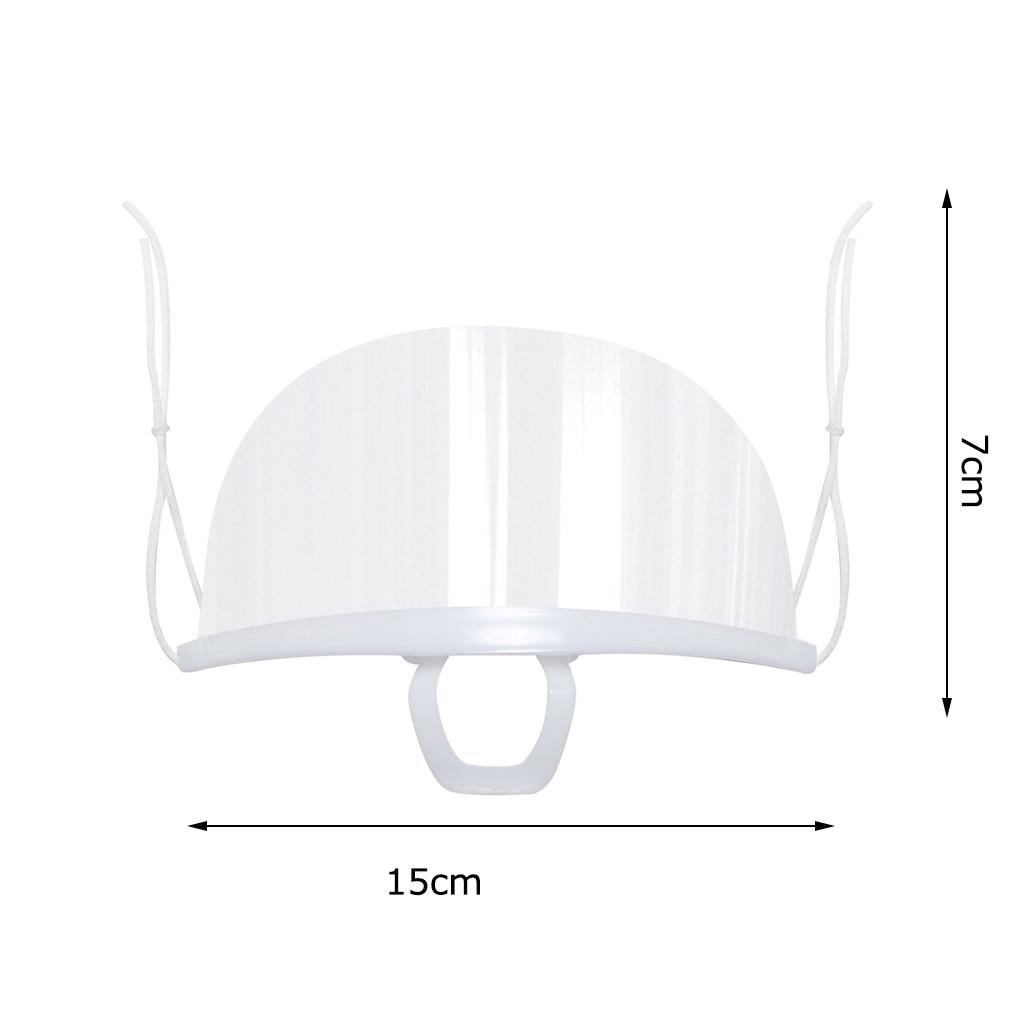 Transparente Tropfen-Gesichts-Mundmaske Für Restaurant Hotel Kellner