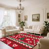 Home Decoration Luxury Rugs Living Room Christmas Red Green Carpet Non-slip Cute Room Decor Washable Warm Soft Baby Crawling Mat