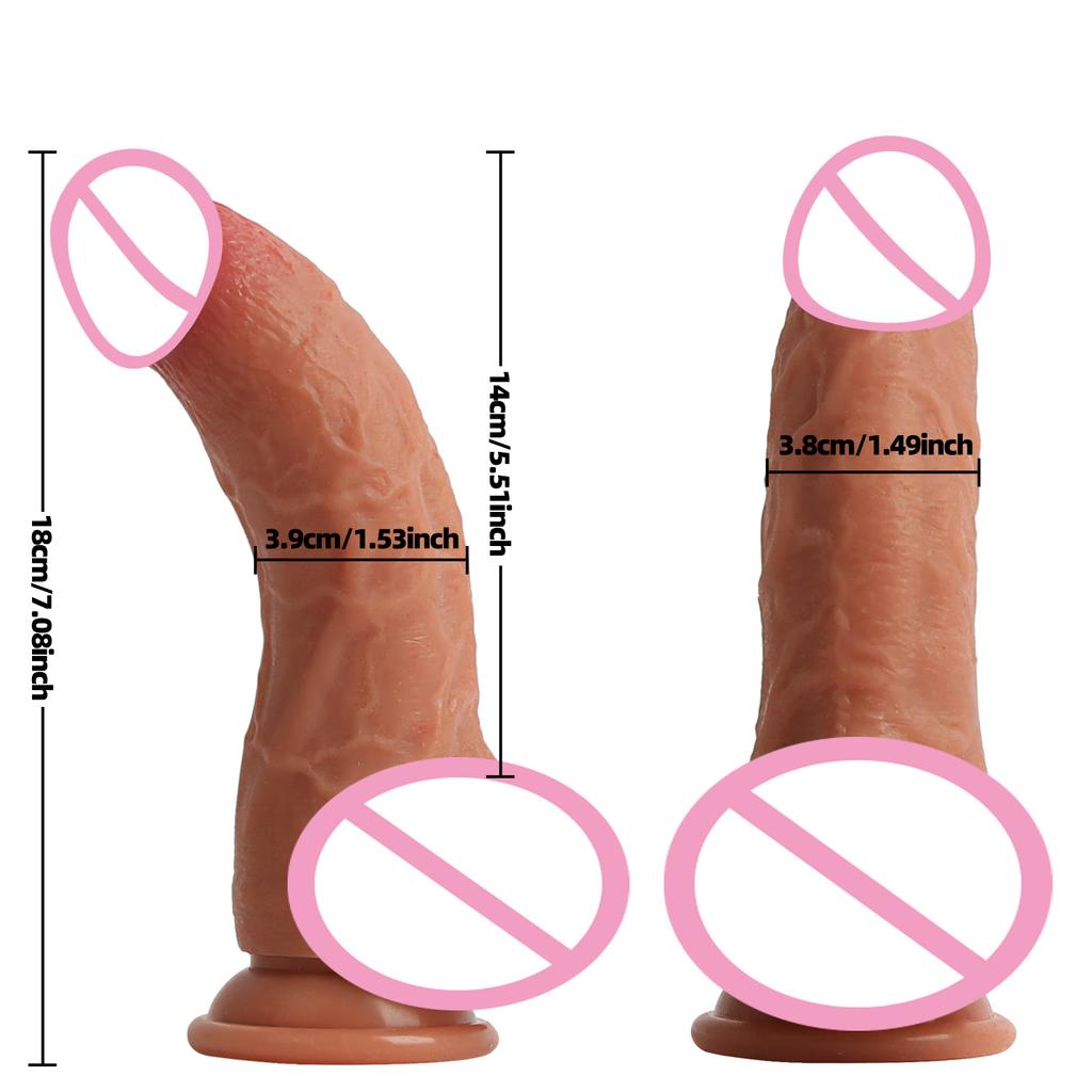 דילדו ענק עבה ריאליסטי פין גדול חדירה כפולה פלאג אנאלי מאונן וגינלי דיק מזויף צעצוע מין למבוגרים לנשים מיניות