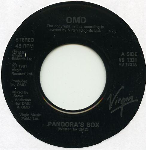 

7inch Record ORCHESTRAL MANOEUVRES IN THE DARK - Pandora s Box VS1331 VIRGIN 1991 UK Dance & Electronica Used
