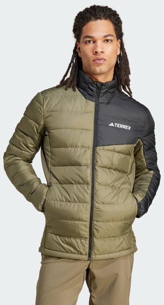 Demi-season Jacket Adidas Terrex Multi Light Down Jacket Olive Strata / Black (JE6711)