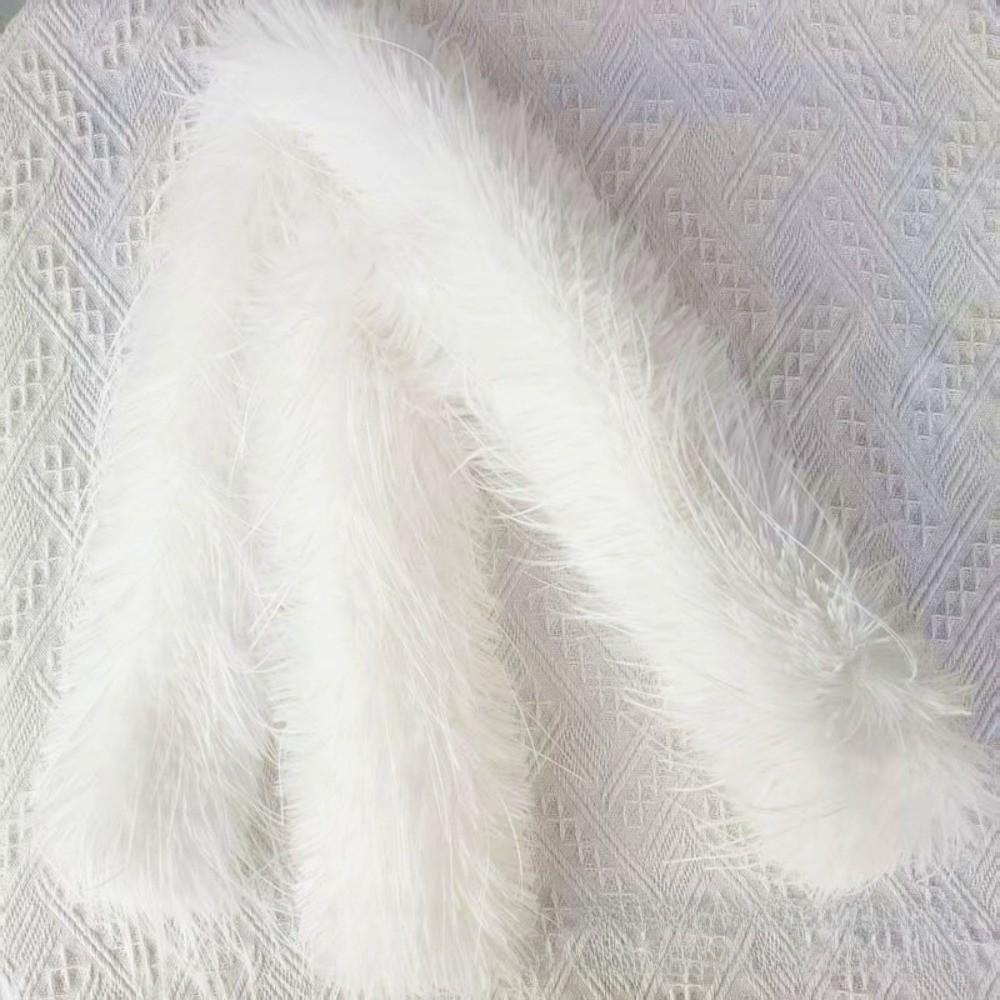 New Faux Fur Women Scarf Long Fluffy Shawl Wrap Solid Color Winter Warm Neck Cover