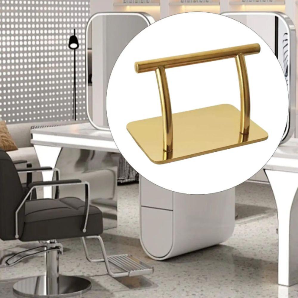 Stainless Steel Foot Rest Ergonomic Design Barber Chair Foot Rest  Tattoo Shop