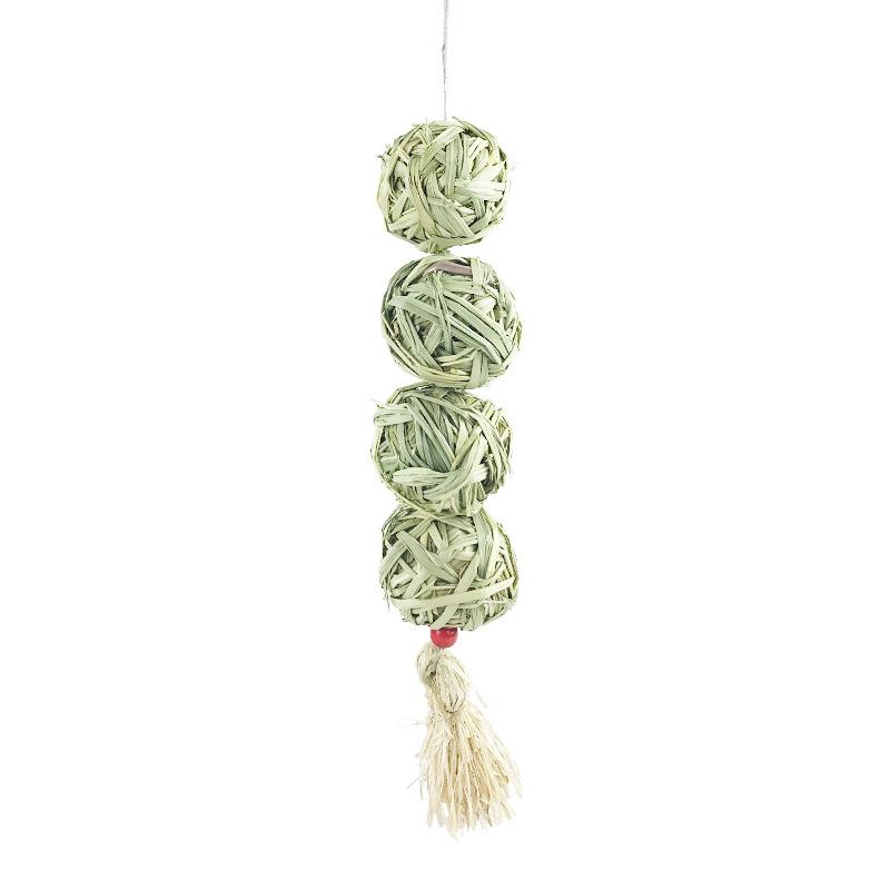 Small Animals Chew Toys Hanging Chew Balls for Bunny Rabbit Chinchilla Guinea Pig Chinchilla Bunny