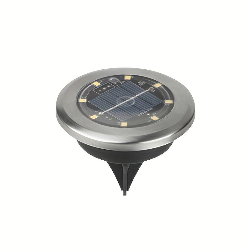 Solar Ground Spotlight Geo Lights,Outdoor Landscape Lights,LED Rotating Disc Lights,Garden Lawn Lighting,Floor Lamp, Pathway Yard Walkway Patio Lawn