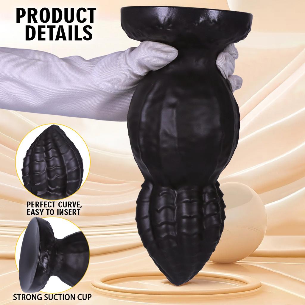 New Super Sized Irregular Anal Plug For Both Men And Women With A Backcourt Expansion And Masturbation Anal Plug SM Sex Toy