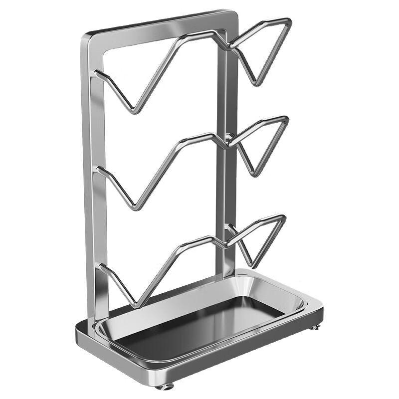 Foldable 304 Stainless Steel Pot Lid Rack