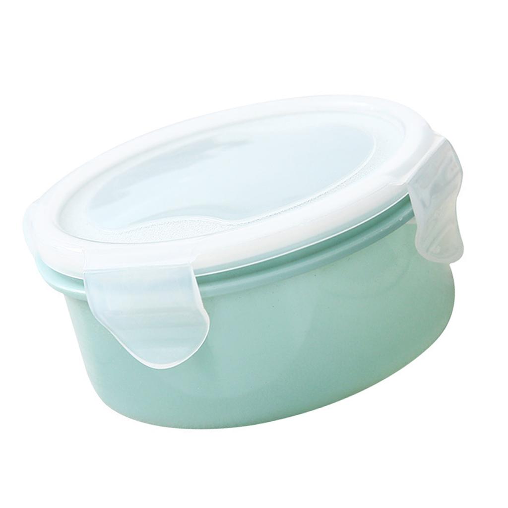 Fridge Food Storage Container with Lids Multifunction Stackable Round Airtight Kitchen Storage