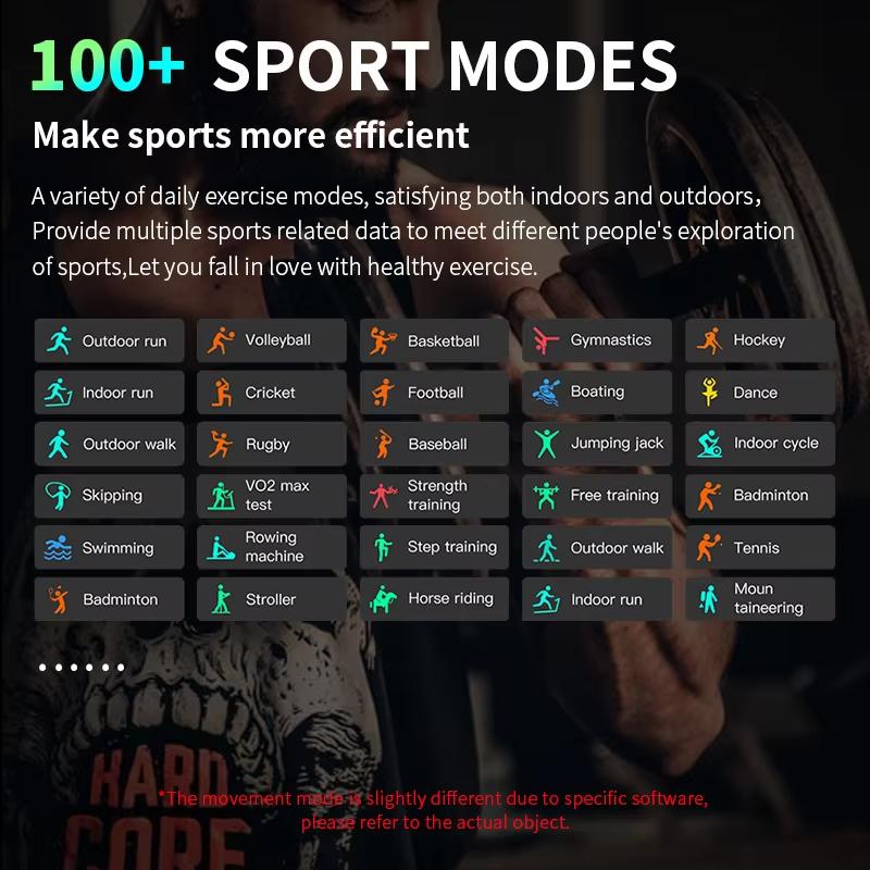 2025 Nové chytré hodinky Bezdrátové nabíjení Chytré hodinky Bluetooth hovory Muži Ženy Chytré hodinky Fitness náramek Vlastní ciferník