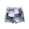 Herren lässige bedruckte Badeshorts für den Sommer, bequem für den Alltag