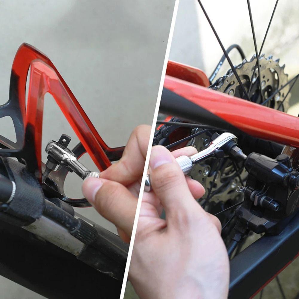 1Pcs 14 Drive Torque Spanner Mini Hand Tool Durable Ratchet Wrench  For Tightening Tasks