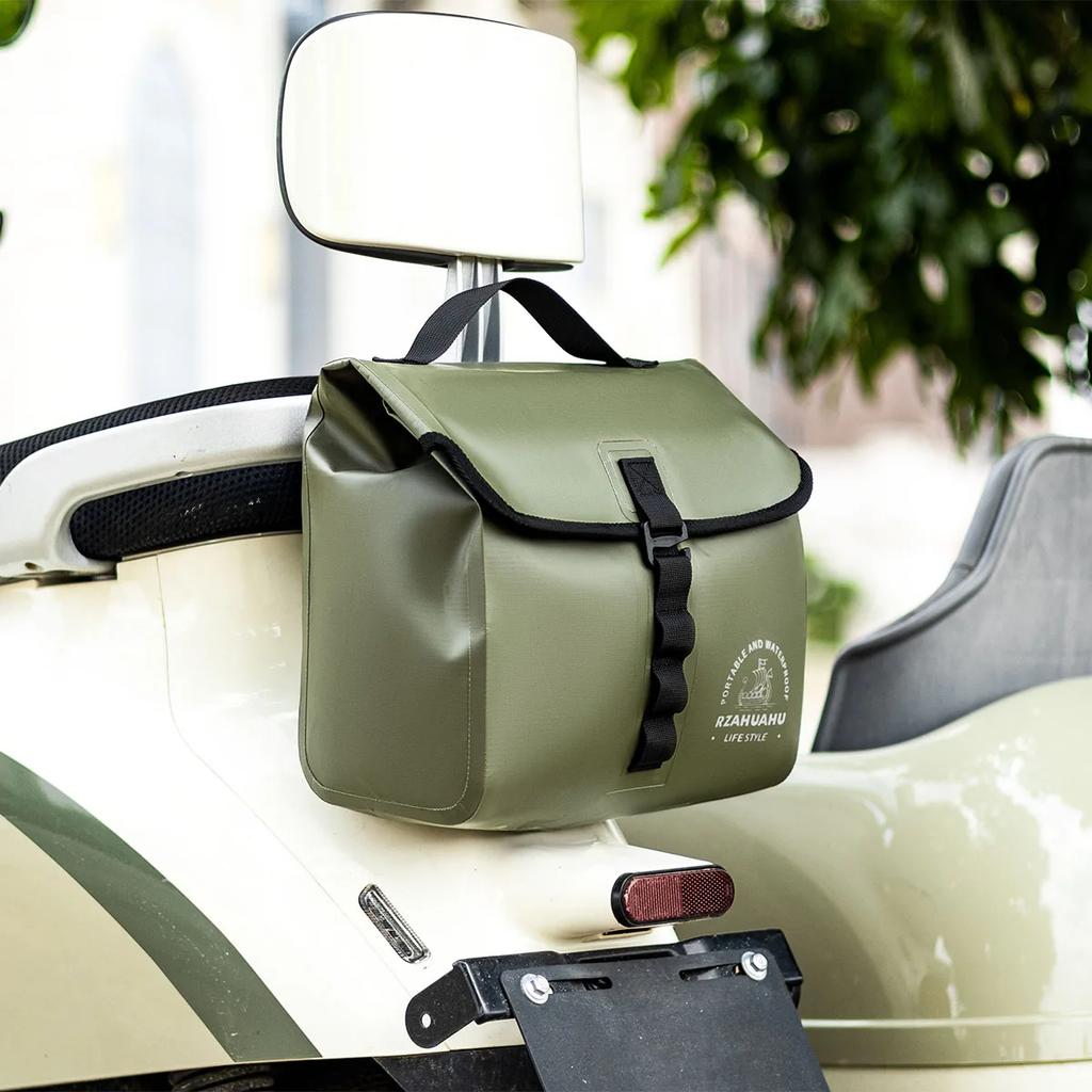 Bike Pannier Bag Hanging Toolkit Waterproof Travel Cycling Bag Bicycle Rear Seat Trunk Bag Electric Bike Accessories