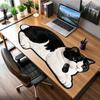 Cartoon Cat Mouse Pad Non-Slip Writing Mat Funny Laptop Table Mat  for Home&Office