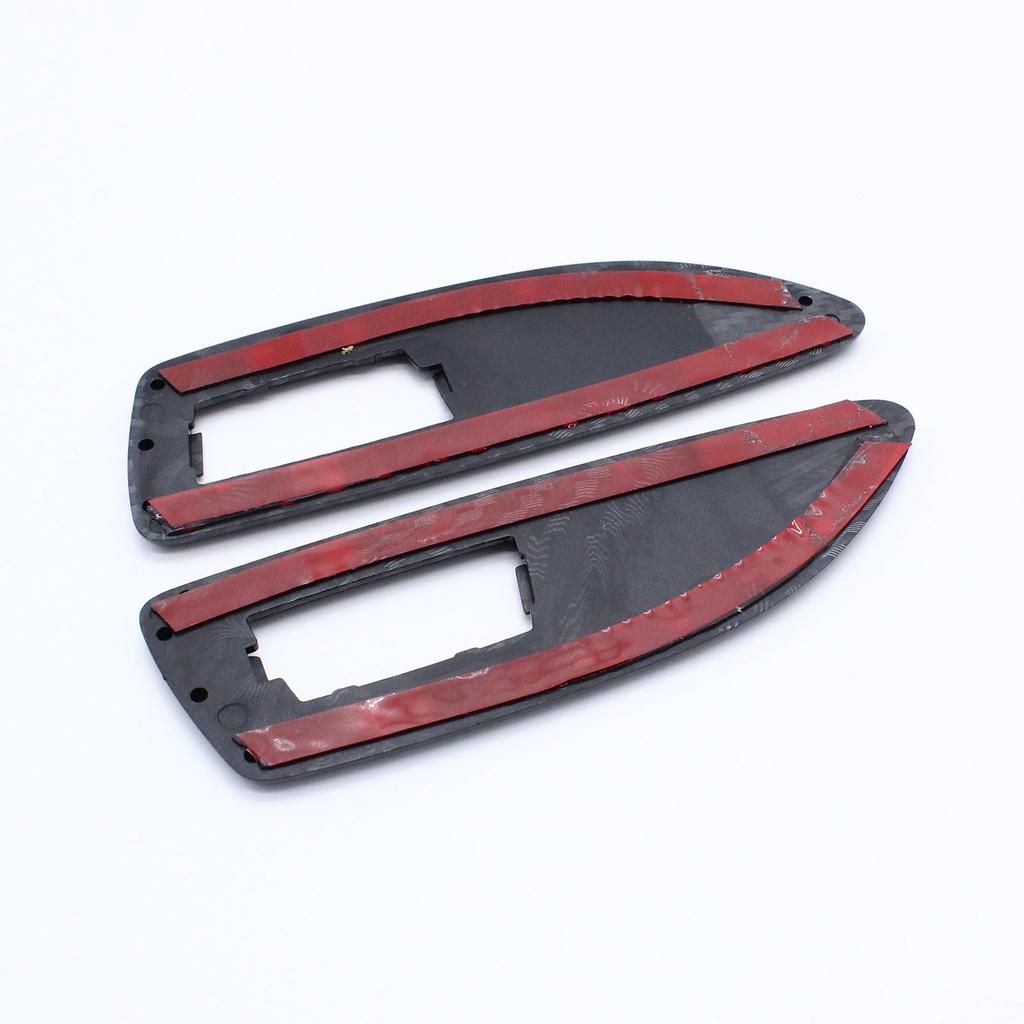 1 Pair Car Front Left And Right Carbon Fibre Effect Side Wing Repeater Indicator Surrounds For Vauxhall Corsa VXR