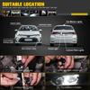 10/20Pcs T10 1W High Power W5W White 194 168 192 Super Bright Auto Led Car Wedge Auto Lamp DC 12V High PowerT10 Wedge LED Bulb