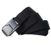 Heavy Duty Men's Stretch Belt Hard Quick Release Buckle Training Pants Belt  Outdoor