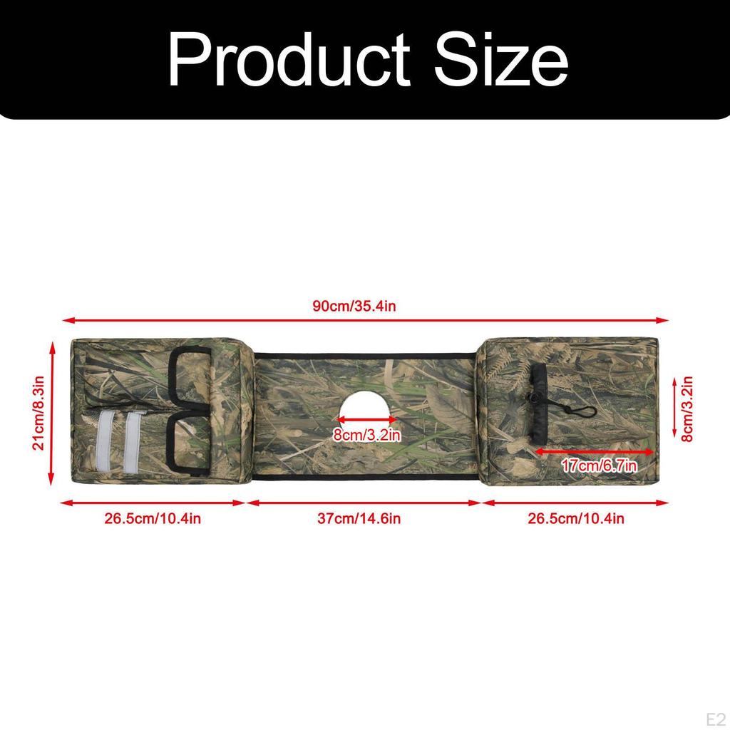 Bolsa de Selim para ATV Carga Resistente Bolsa de Selim para Bagagem para Tanque de Combustível para UTV Motocicleta Todo Terreno