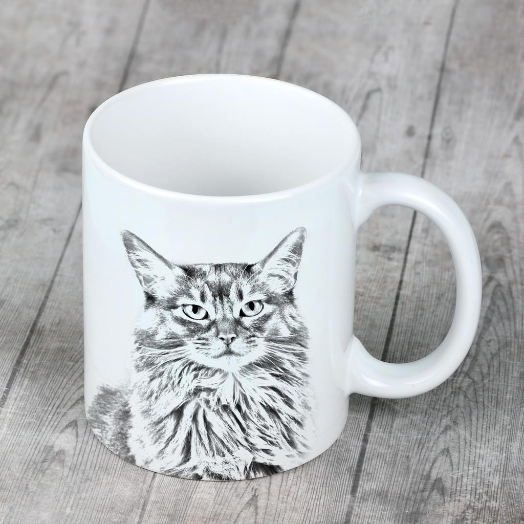 Somali - Cup with a Cat, Cute Cup with Graphics, a Gift with Your Photo from the Art-Dog Brand