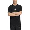 adidas Cartoon Panda Print Round Neck Casual Short Sleeve T-Shirt Men Tops Black HS4398
