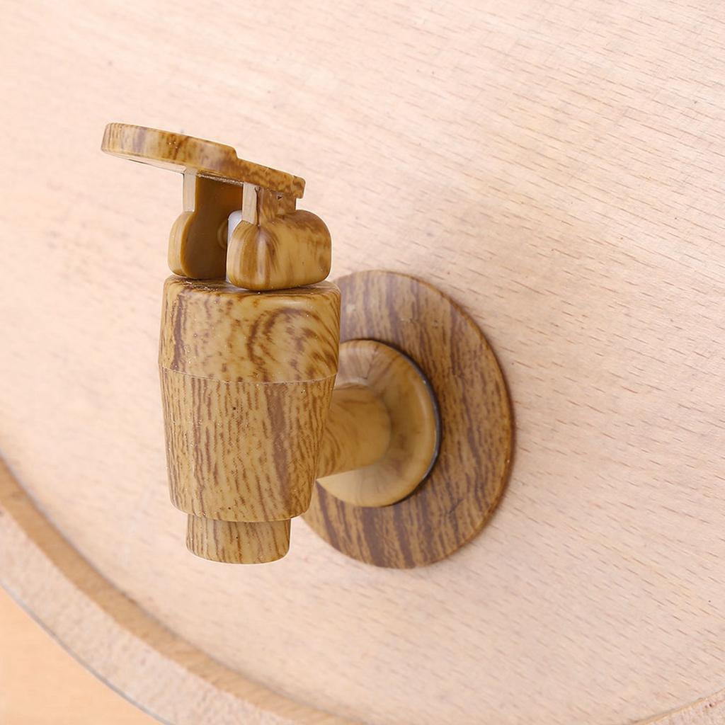 10L Vintage Drewniana Beczka na Wino Dystrybutor do Whiskey Bourbon Tequili Drewniana Beczka na Wino