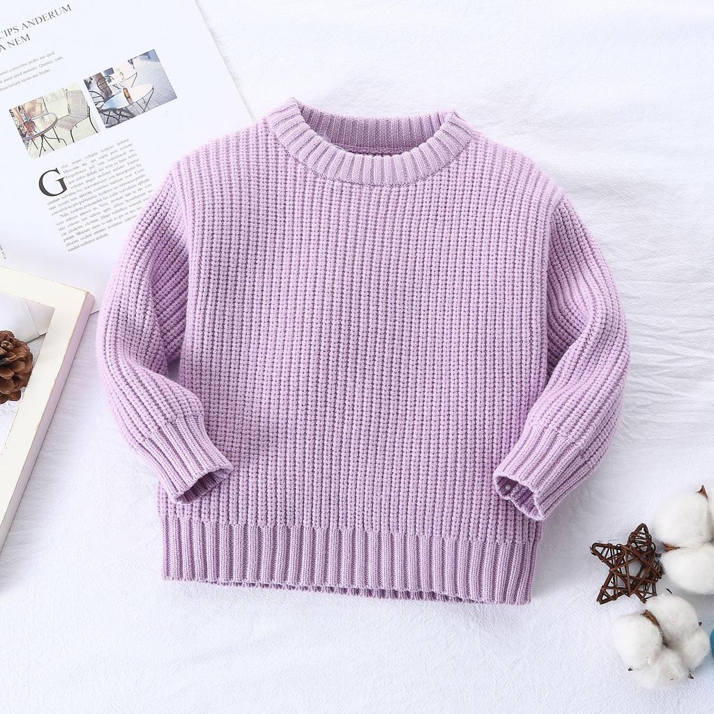 Autumn Winter Loose Knit Cardigan for Infants and Toddlers – Stylish Children's Sweater for Boys and Girls