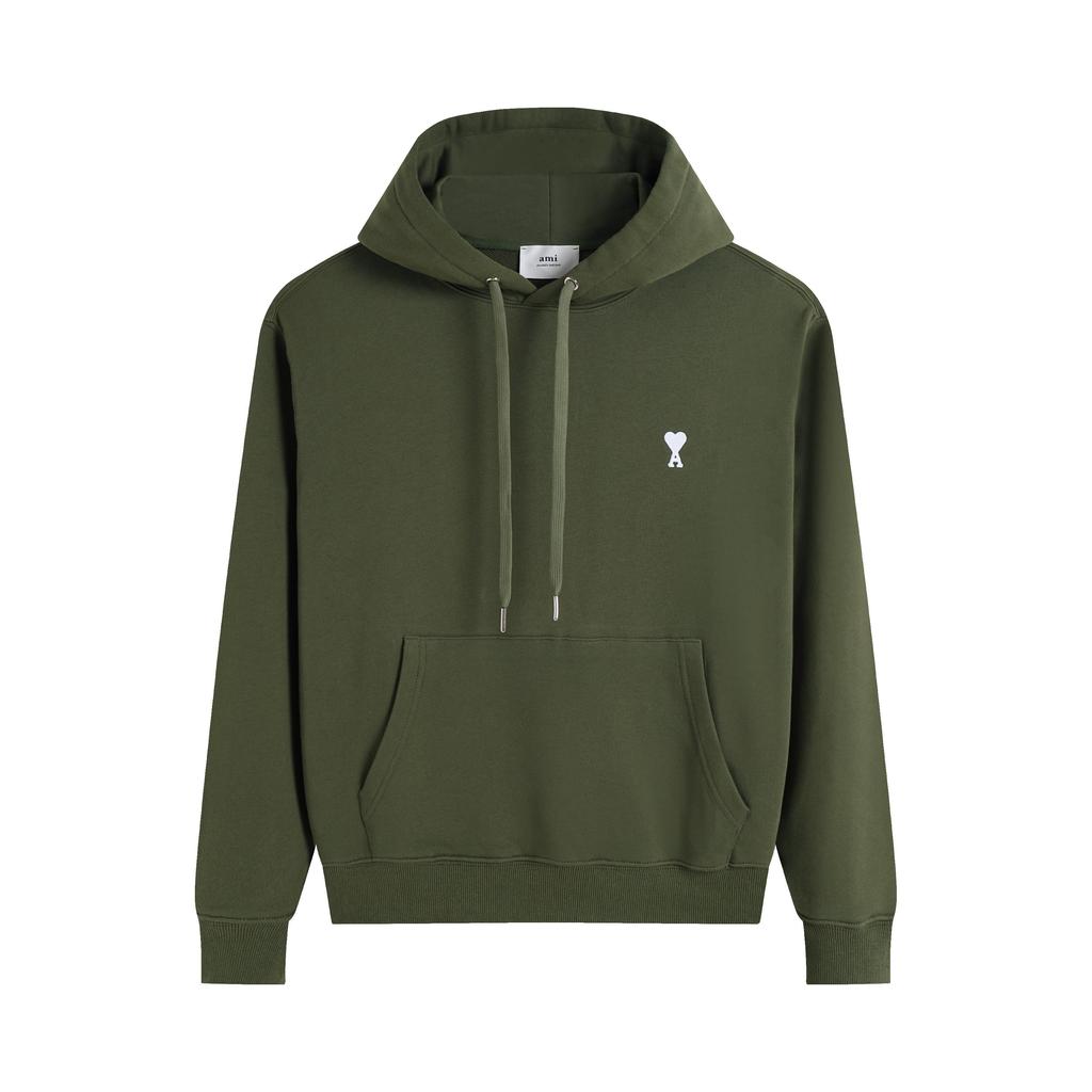 307  Jesień i Zima 2026 Nowa Haftowana Wysokiej Jakości Bawełniana Bluza z Kapturem, Hoodie, Męski Pulower