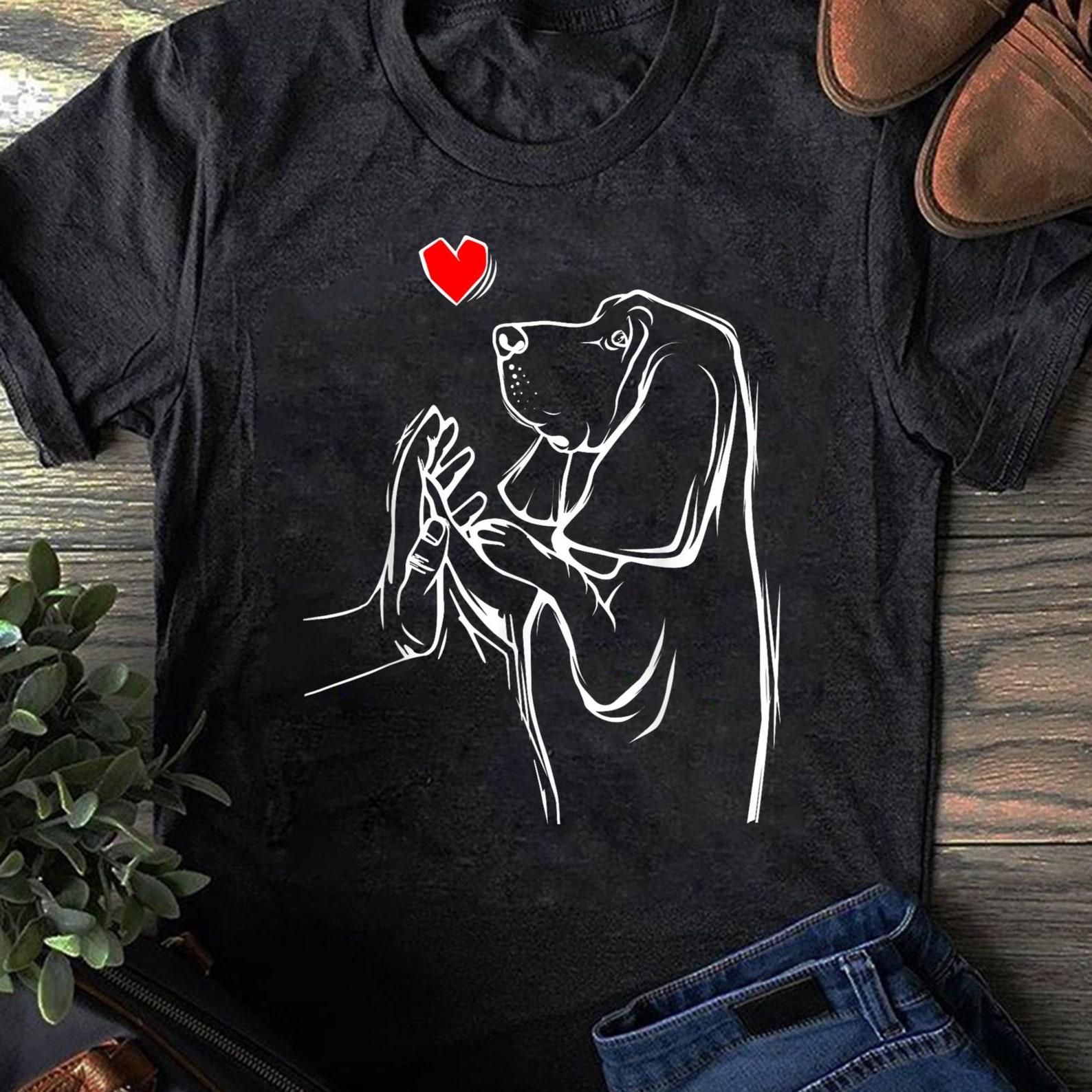 Basset Hound Love T-Shirt: Funny Dog Lover Gift 3XL